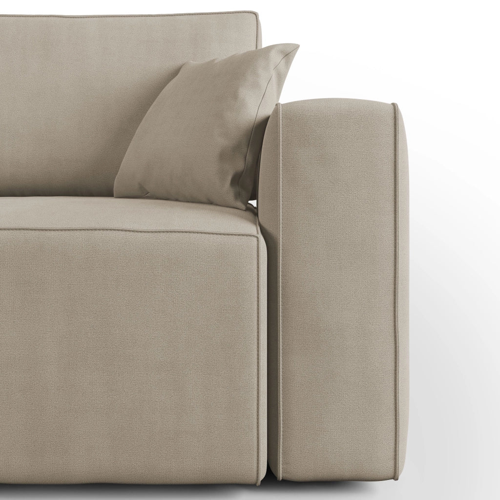 Morfeo Divano in tessuto impermeabile 180 cm  beige
