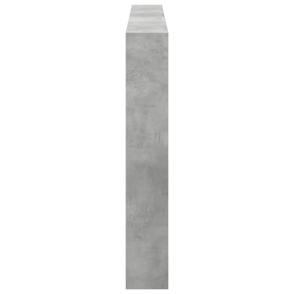 Testiera | Testata con Contenitore a LED Grigio Cemento 180x17x102 cm