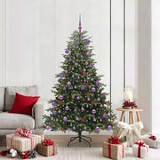 Albero di Natale artificiale con 300 LED Verde 180 cm 3395556