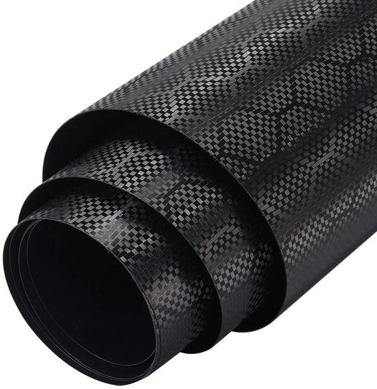 Foglio di protezione per auto con motivo di ragnatela - finitura lucida/ dimensione - panno di carbonio - impermeabile - per uso interno/esterno - materiale PVC di alta qualità - kit di rivestimento per carrozzeria