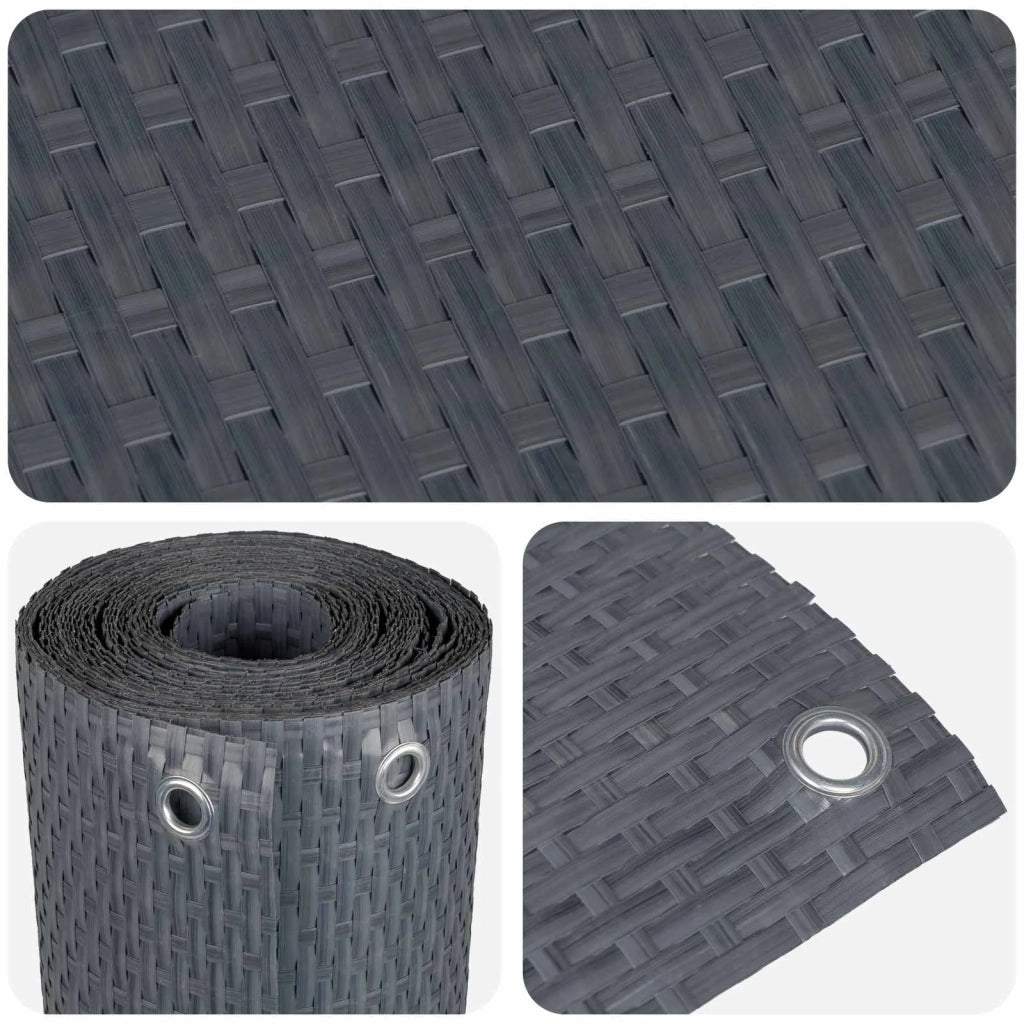 Schermo per Balcone con Occhielli Antracite 42032631