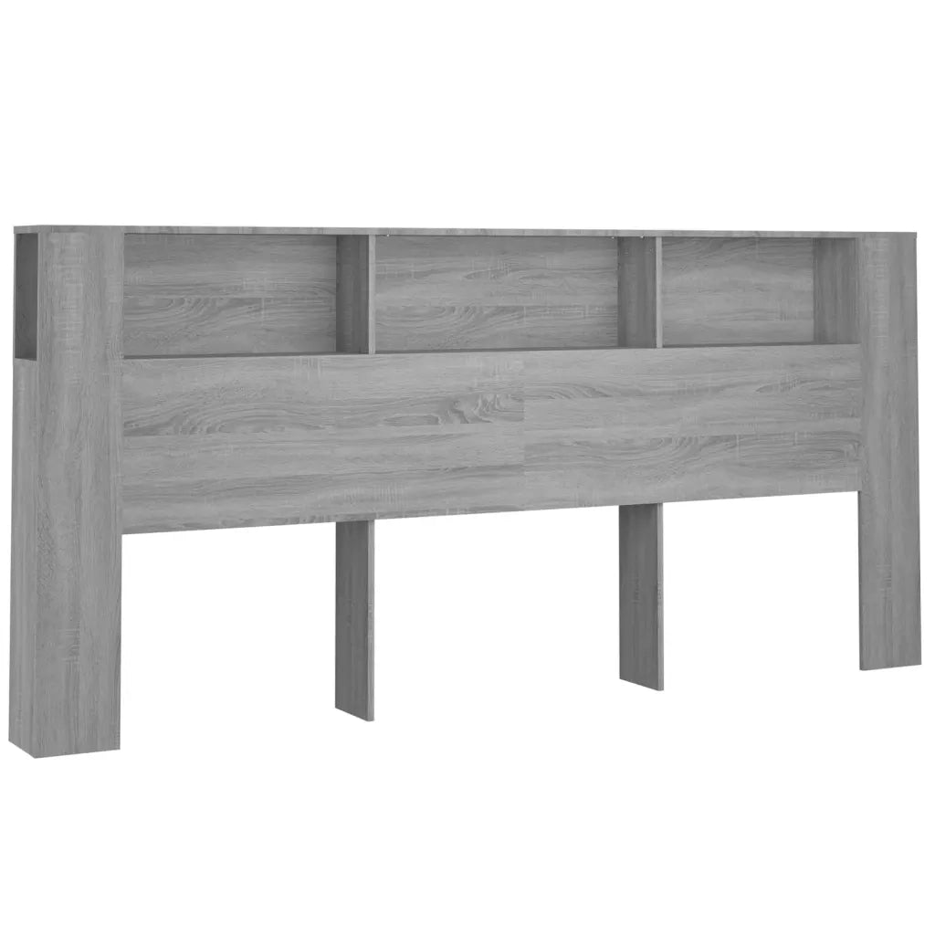Testiera | Testata con Scomparti Grigio Sonoma 220x18,5x104,5 cm
