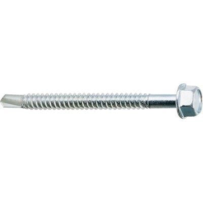 VITE AUTOPERFORANTE METALLO AMBROVIT - TECC ZINCATA BIANCA MM 6,3X120 CF=PZ 100- 1 confezioni