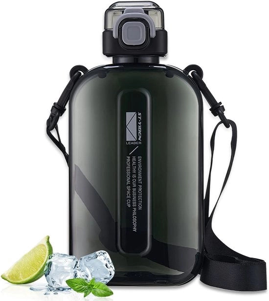 Sportiva da 750 ml - Bicchiere da Sbagliare - Translucido - Senza BPA - Per Campeggio/ Escursioni - Design Leggero - Otre da Acqua