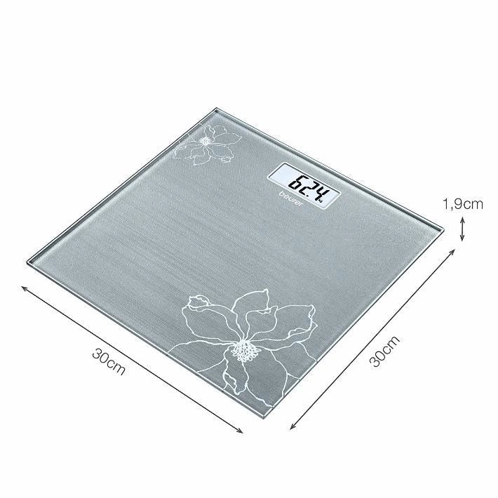 Beurer GS 10 Quadrato Grigio Bilancia pesapersone elettronica