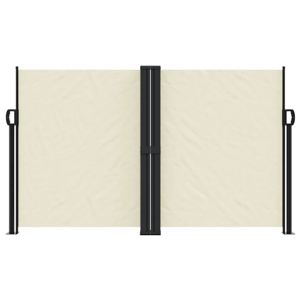 Tenda da Sole Laterale Retrattile Crema 140x1000 cm 4004715