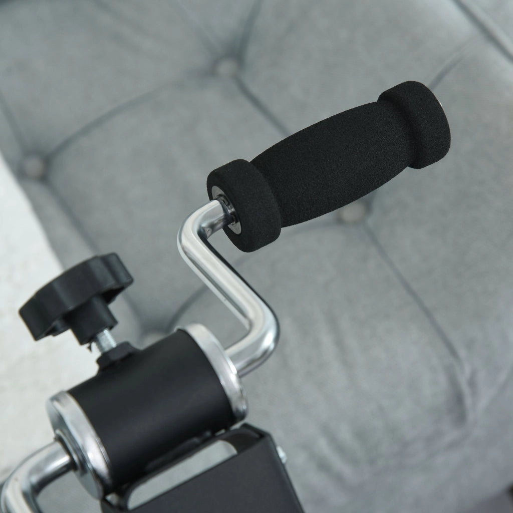 Pedaliera Fitness per Gambe e Braccia ¨C Xylo ¨C Display LED, Altezza Regolabile, 40x42.5x100 cm, Nero