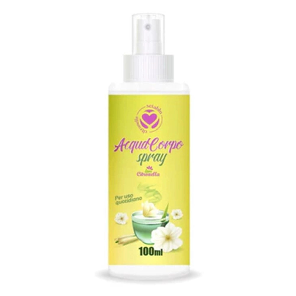 Trade Shop - Set 24pz Acqua Corpo Spray Citronella Rinfrescante Profumata Anti-zanzare 100ml 035443 -
