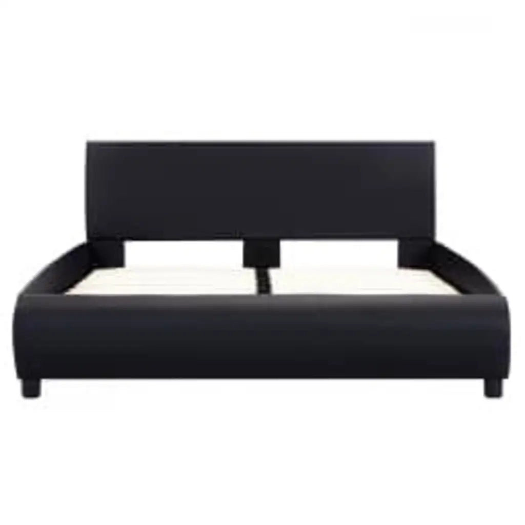 Giroletto con LED Nero in Similpelle 140x200 cm 285483