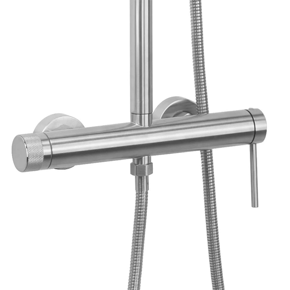 Set Doccia Rea Foss Clif Brush Nickel