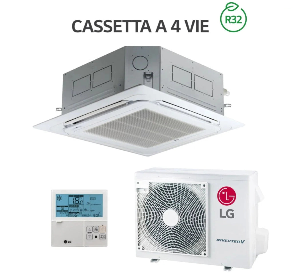 Climatizzatore LG Inverter CT24F.NB0 24000 BTU A++ R32 Wi-Fi Optional, Pannello Incluso, Pompa di Calore