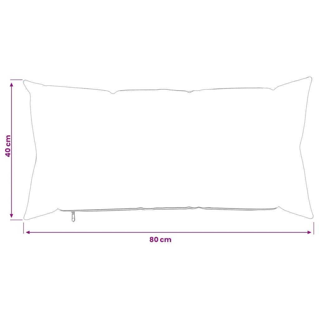 Federa 2 pcs HEERLEN Beige 40 x 80 cm Bouclé 909952