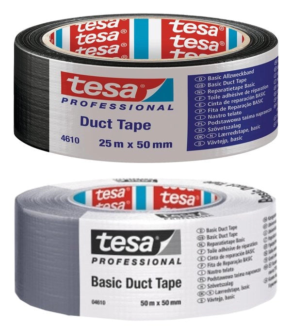 NASTRO TELATO TESA mm 50x25 mt - Col. Nero - TESA