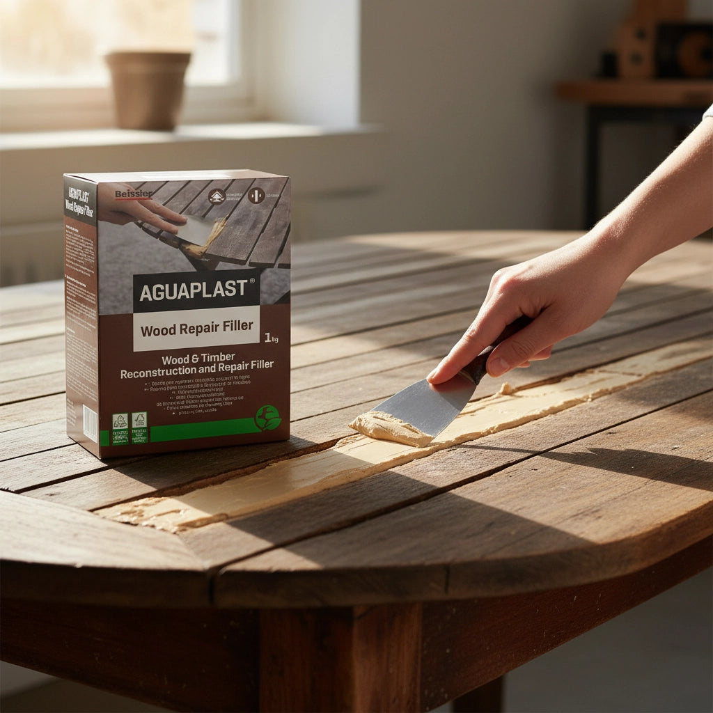 Aguaplast wood repair filler stucco riempitivo per legno 1 kg