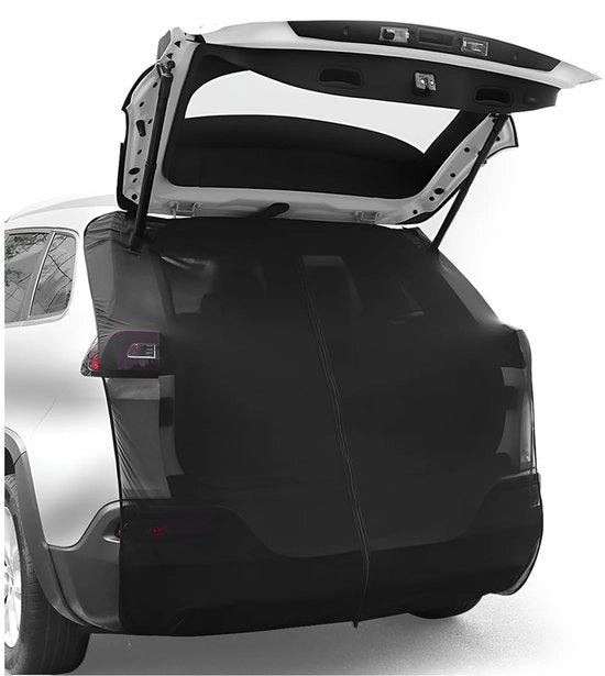 Zonwering XL per Kofferbak - Doppia Flessibilità - Velocissimo Gas - Nero - Universale - Resistente al Vento
