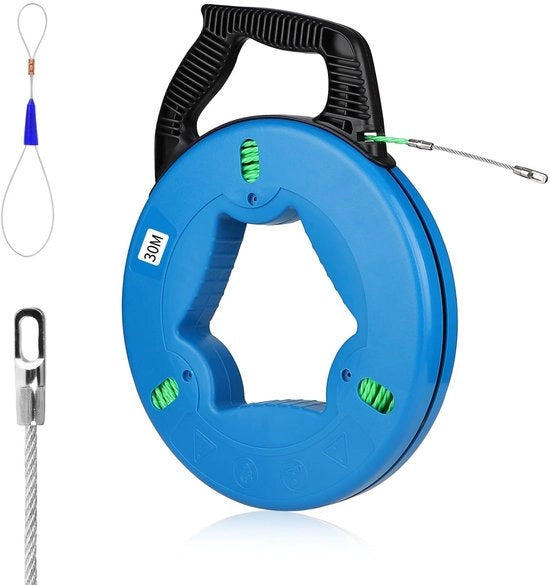 Cavo trascinatore professionale - 30 metri - Ideale per la cablaggio - Utilizzato da elettricisti