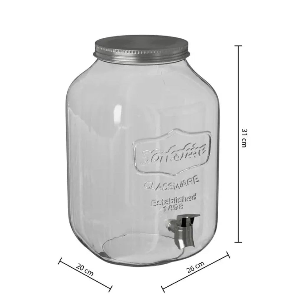 DISPENSER PER BEVANDE in vetro