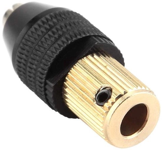 Boor multifunzionale elettrico - Accessori - Diametro 5mm - Testa da foro - Mini - Morsetto autoavvamante - Adatto per mini trapani - Grigio
