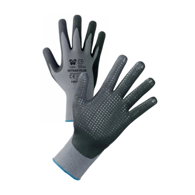 GUANTI NYLON/NITRILE NITRAN PLUS  TG. 9- 12,0 paia
