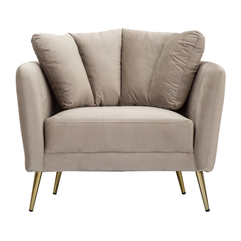 Poltrona Kiev Grigia cm 88x77x74