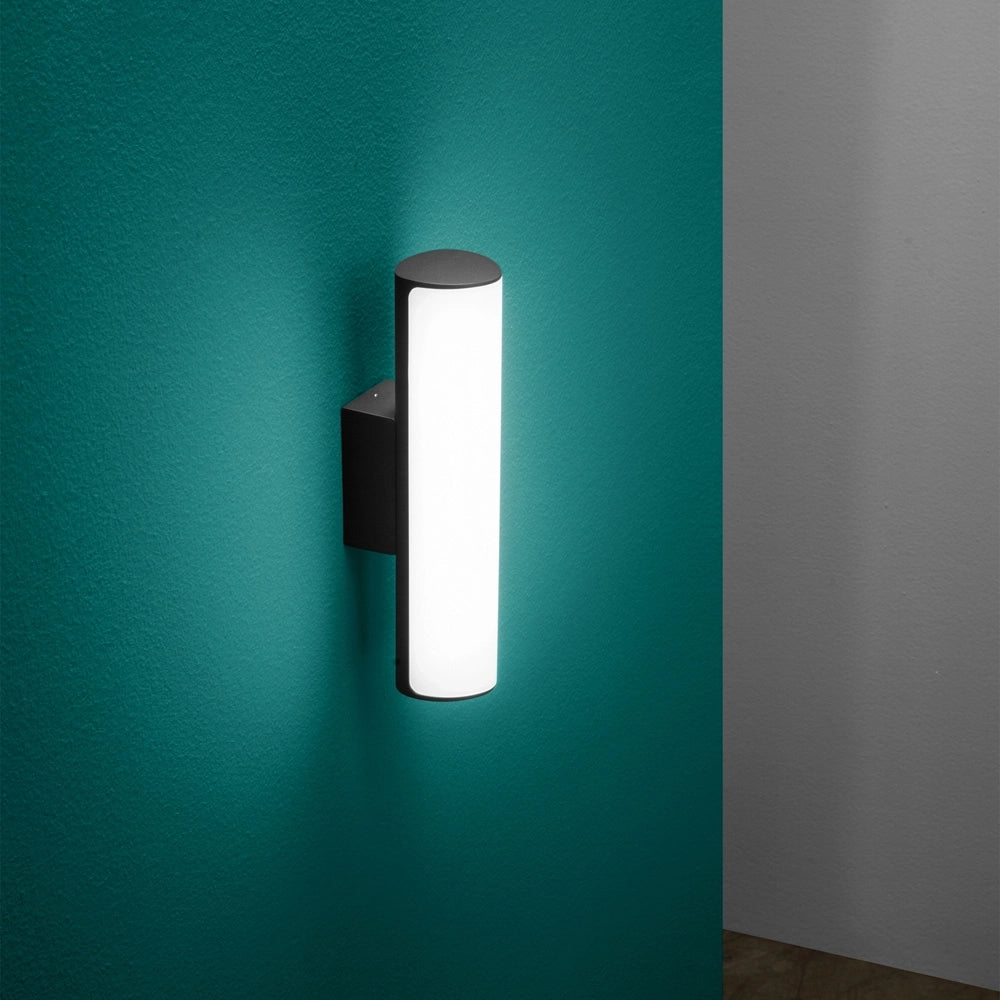 Applique Moderna Etere Alluminio-Plastiche Antracite Led 10W 4000K Luce Naturale