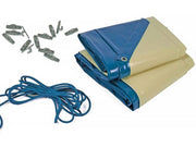 Copertura invernale 1" per piscina Seychelles - 580 gr/m² - blu