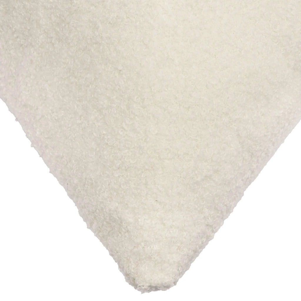 Federa 2 pz HEERLEN Crema 65 x 65 cm Bouclé 912959