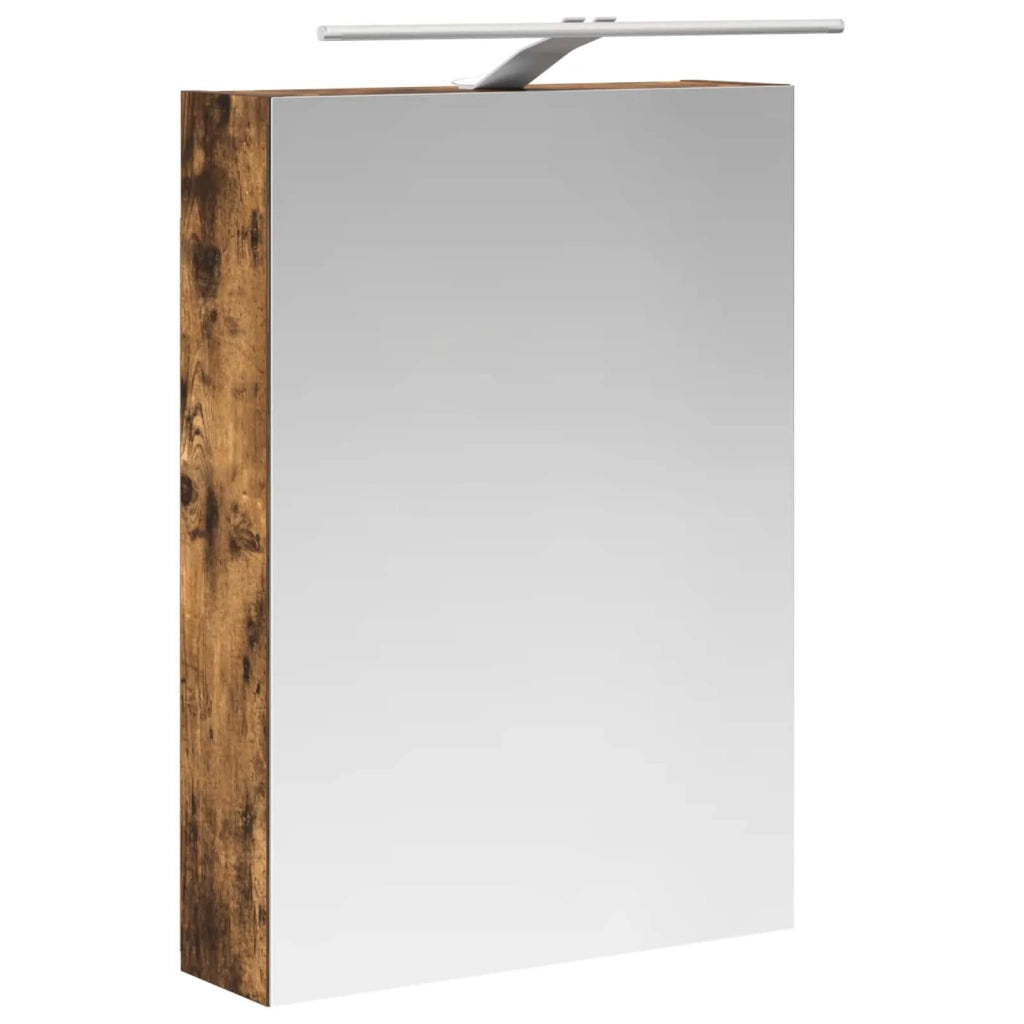 Set di Armadi da Bagno 5 pz Rovere Fumo Legno ingegnerizzato 3406555