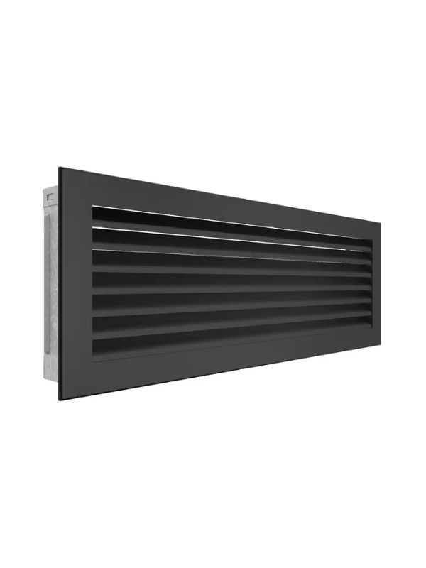 Griglia di ventilazione per camino Nera- Hide 17x49