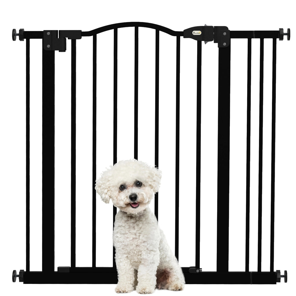 Barriera per Cani Regolabile ¨C Zephmum ¨C Nero 74-87 cm