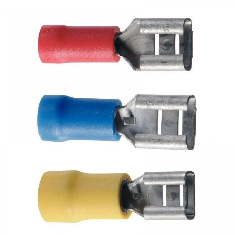 TERMINALE FEMMINA MM 2,8 ROSSO 10P