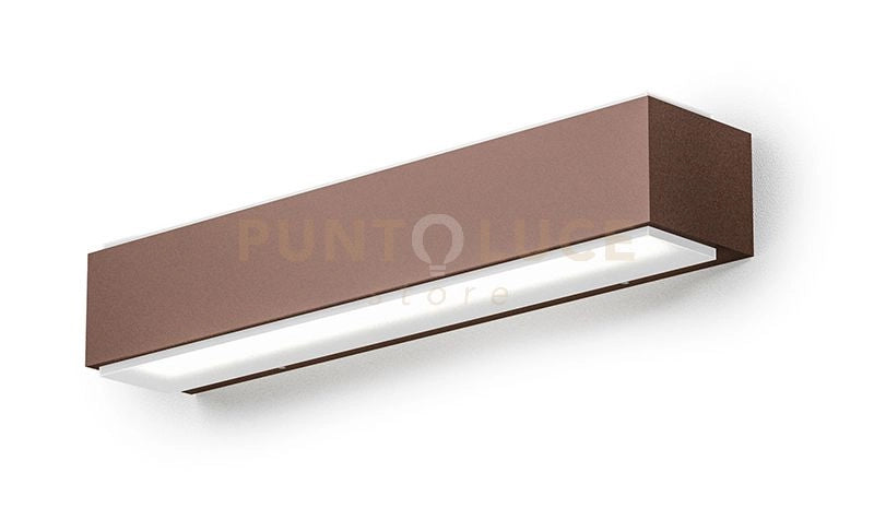 GES965- APPLIQUE LED 4000K 824LM 20W ALLUMINIO IP65 RUGGINE 36CM