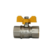 VALVOLA SFERA X GAS DA 1/2 M/FARFALLA
