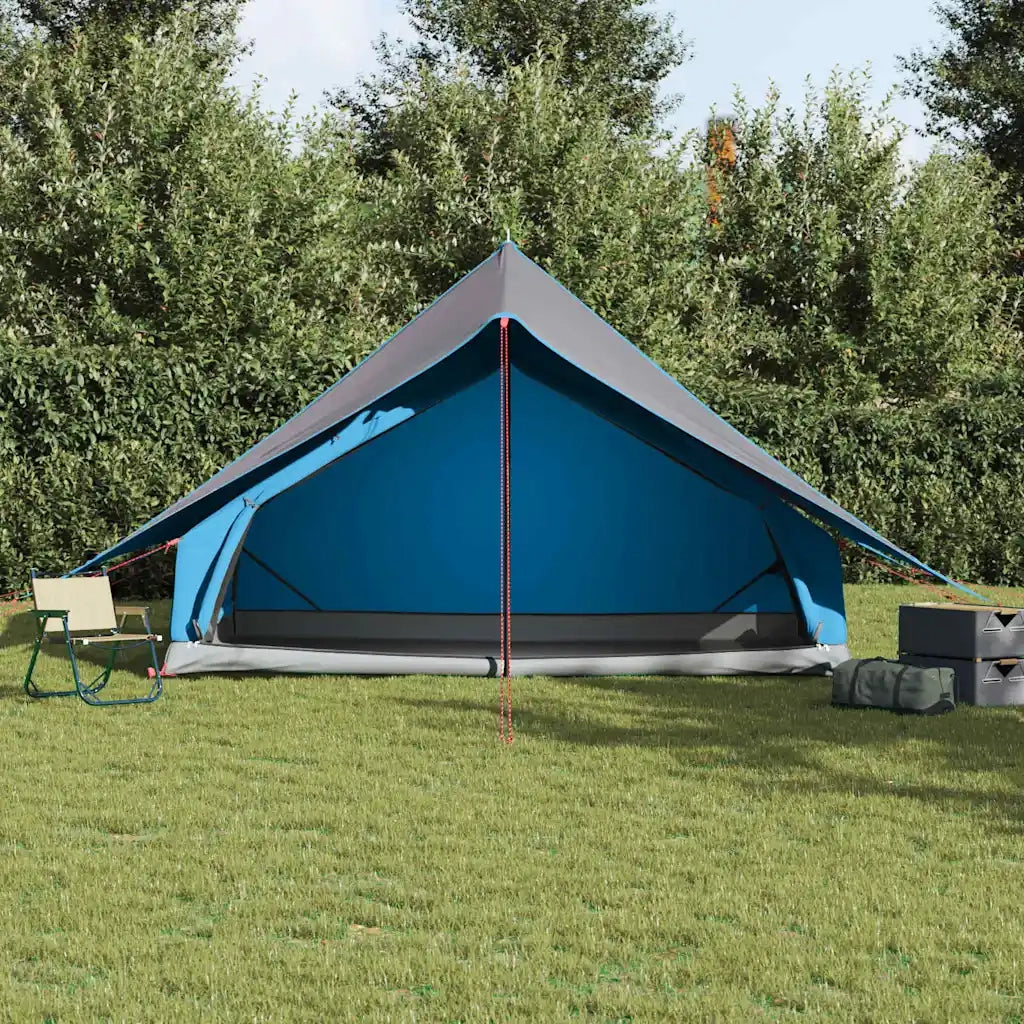 Tenda Familiare con tetto Blu e Grigio 315 x 286 x 200 cm 4100680