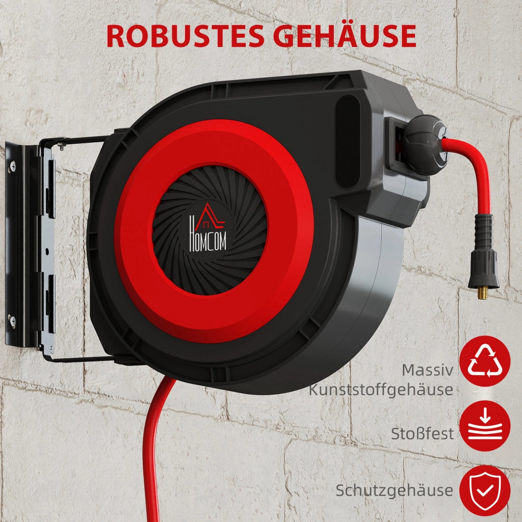 Avvolgitubo per Irrigazione ¨C Minimal ¨C 16,5 m, Rosso e Nero