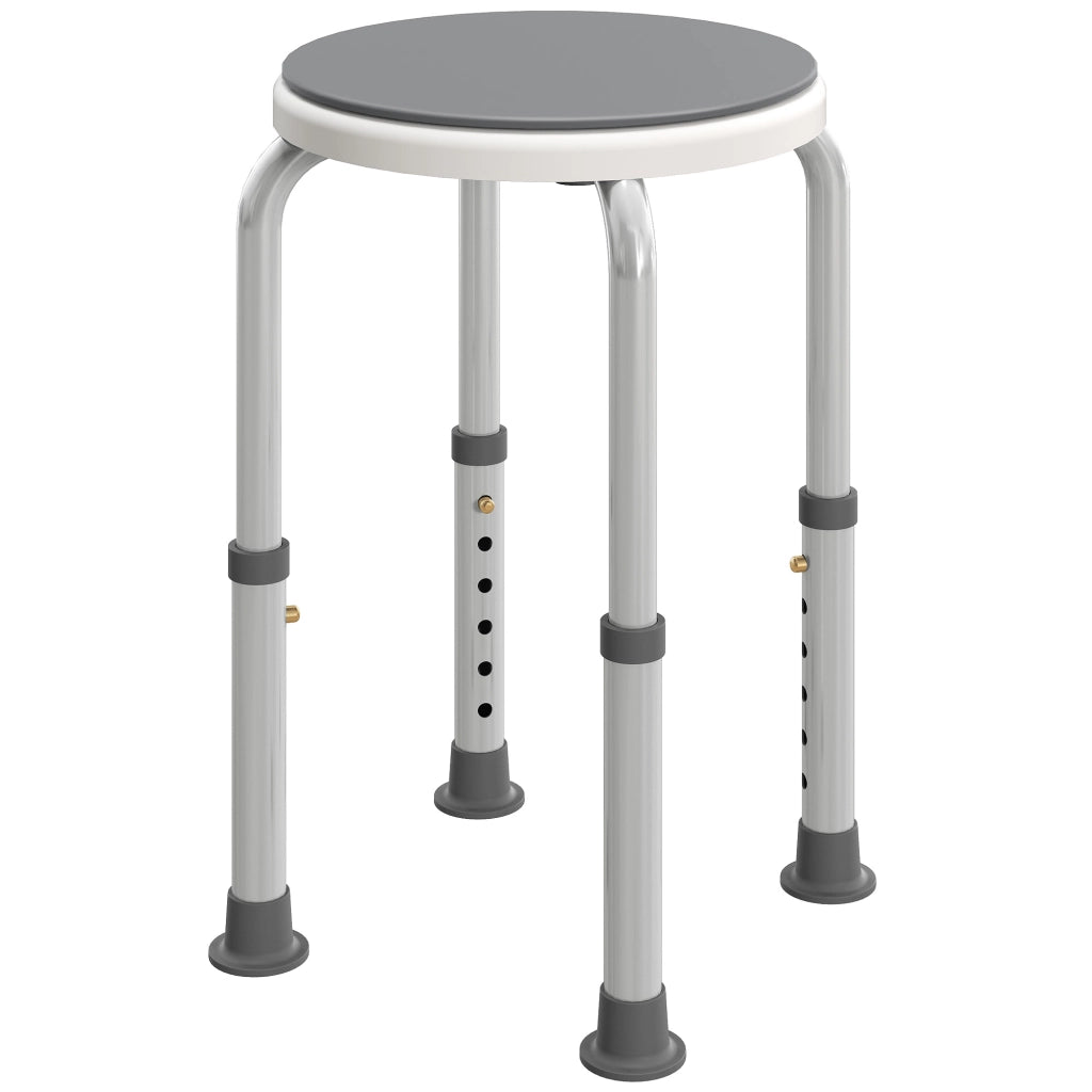 Sgabello doccia girevole 360¡ã ¨C Xylo ¨C alluminio antiscivolo regolabile