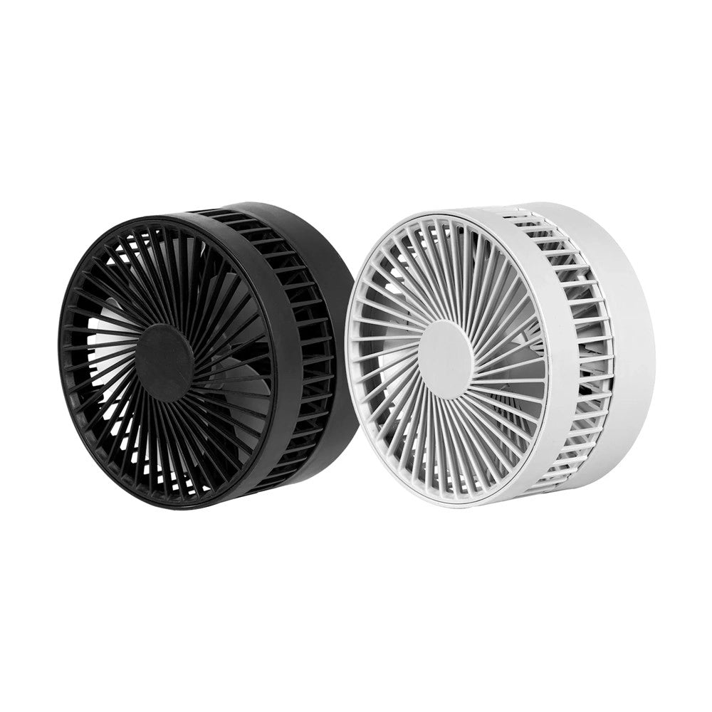 Trade Shop - Ventilatore Da Scrivania Pieghevole Ricaricabile Usb 5 Watt 3 Velocità Altezza Regolabile -