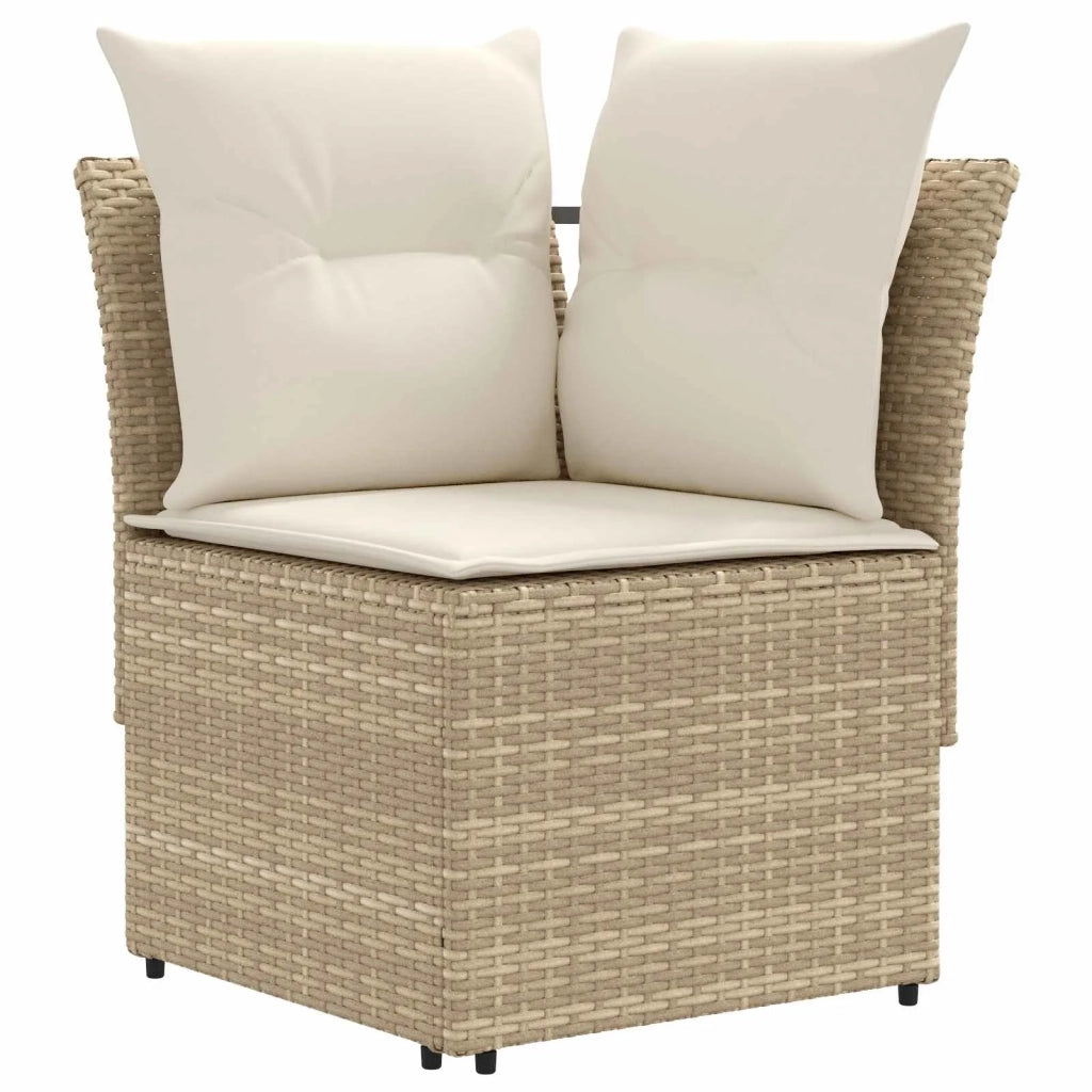 Sofa da giardino-Divano con braccioli da giardino con divano angolare 2 Pezzo 156156