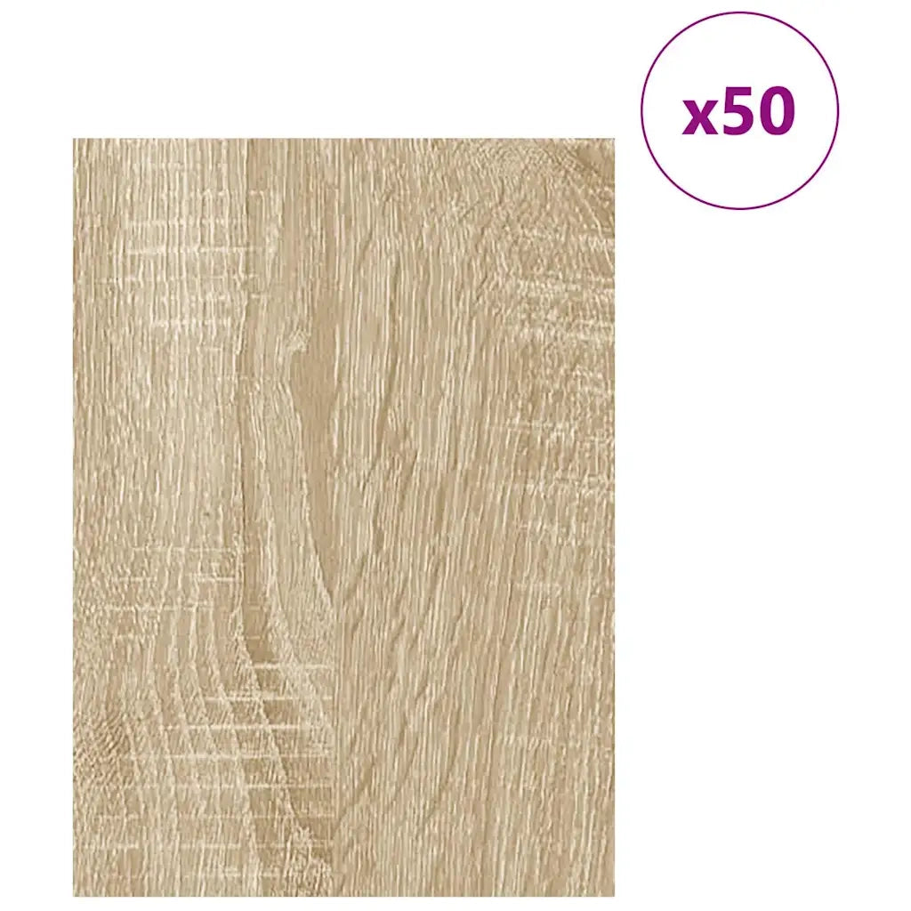 Pannelli decorativi 50 pcs Rovere Sonoma 30 x 42 x 0.27 cm 885588