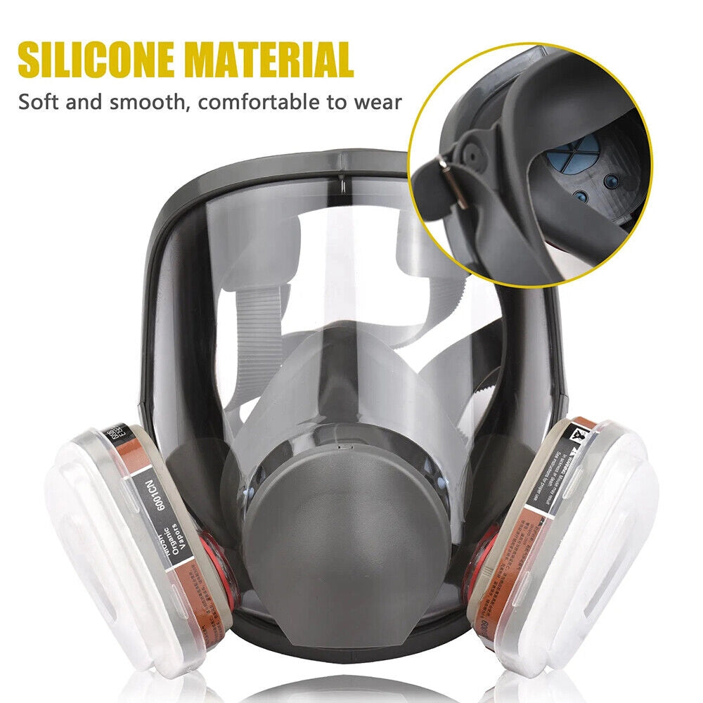 Maschera antigas completa 15-in-1 ¨C zephmum ¨C Protezione da vapori chimici e schizzi di vernice