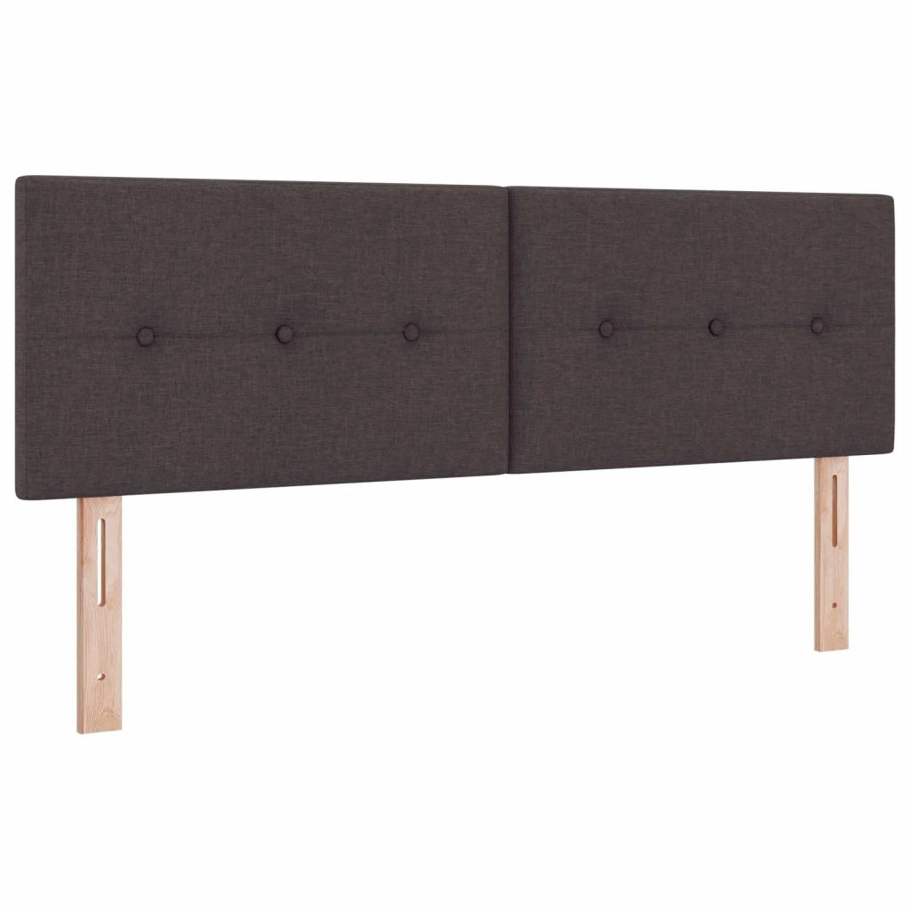 Letto box spring con materasso Marrone Scuro 160 x 200 cm 3450996