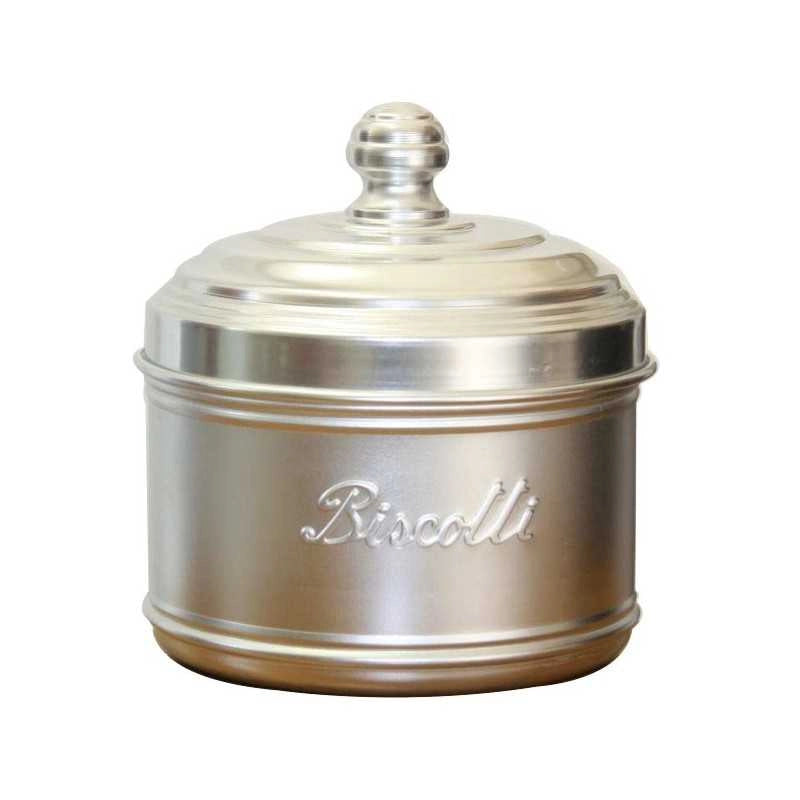 Barattolo Alluminio Biscotti cm 16 h 11 Ottinetti