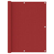 Schermo per balcone schermo per la privacy 120 x 600 cm tessuto Oxford rosso 02_0010349