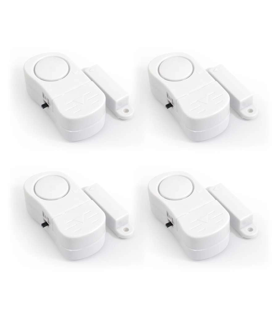 KIT 4 MINI ALLARMI Contatto Magnetico