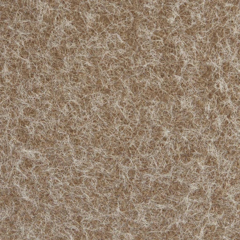 Poltrona senza braccioli in tessuto effetto alpaca, 1 posto, beige