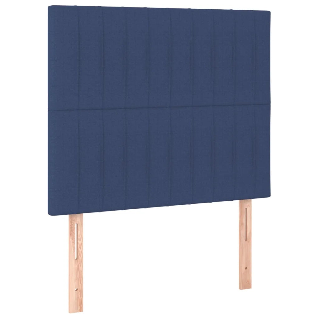 Giroletto a Molle con Materasso Blu 120x200 cm in Tessuto 3136747