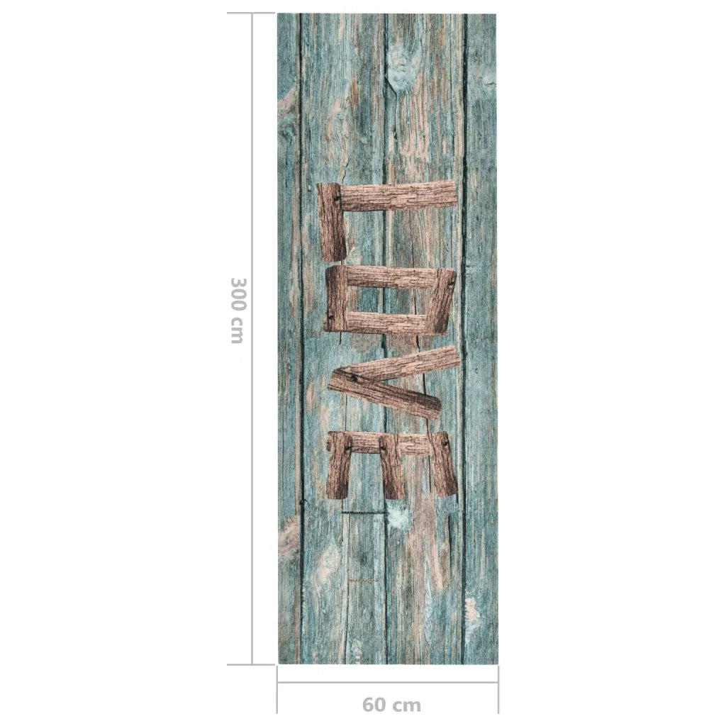 Tappetino da Cucina Lavabile-Tappeto da Cucina Love 60x300 cm