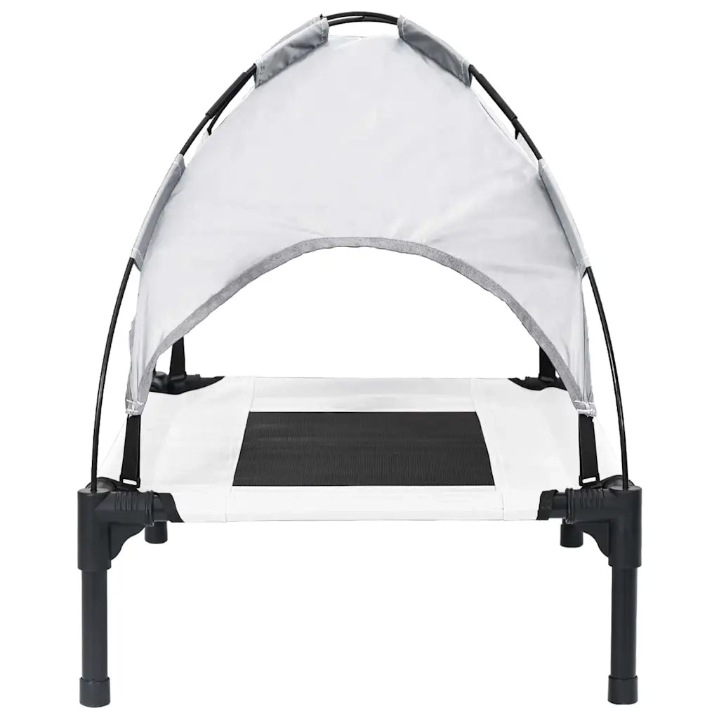 Letto per Cani Grigio Argento 62 x 48 x 61 cm Acciaio 42008173