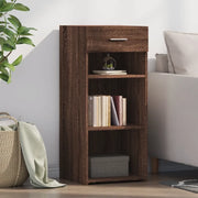 Credenza-Buffet-Armadio da cucina Rovere Marrone 40x42,5x93 cm in Legno Multistrato