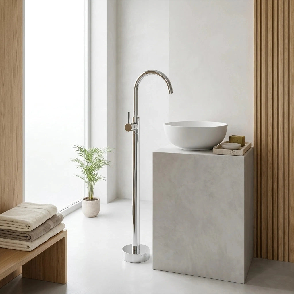 Rubinetto Da Lavabo Rea Lungo Chrome